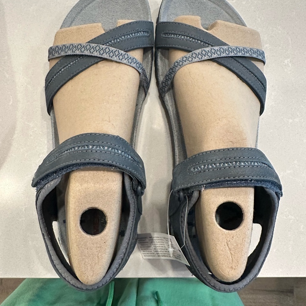 Merrell Women’s Merrell Terran Navy Sandals Size 8 - Picture 2 of 6